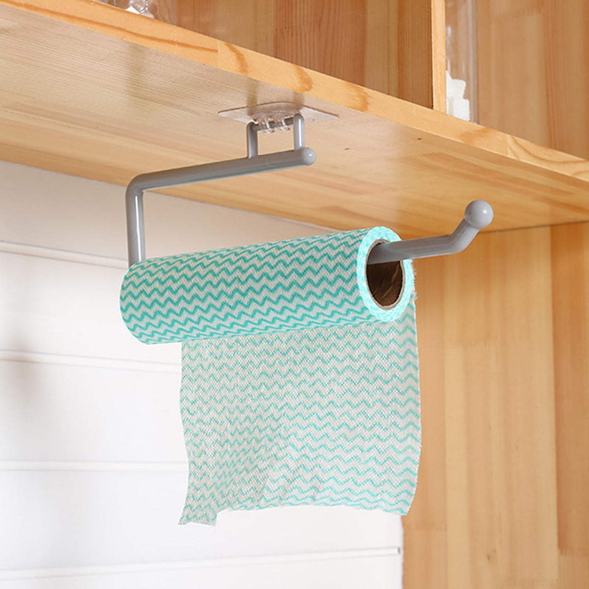 Small Grey Paper Towel Holders Wall Hanging Toilet Paper Holders Bathroom Washcloth Rack Kitchen Items Stand