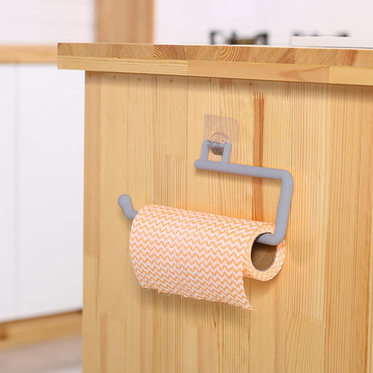 Small Grey Paper Towel Holders Wall Hanging Toilet Paper Holders Bathroom Washcloth Rack Kitchen Items Stand